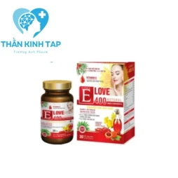 E love Netural 400 Omega-3 Lycopenzym Q10 - Cải thiện làn da phụ nữ